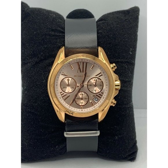 Michael Kors MK6066 Women\'s Black Leather Analog R main image 9